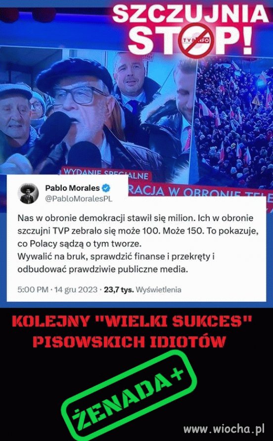 Pisony uwielbiają robić z siebie debili