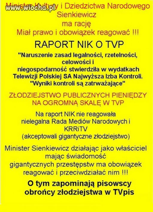 NIK to jedyna organizacja kontroli, której Kaczyński nie kupił!