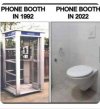 Budki telefoniczne na przestrzeni lat