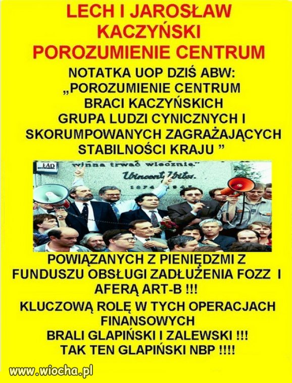 UOP dzisiejsze ABW o Lechu i Jarosławie Kaczyńskim ❗️❗️