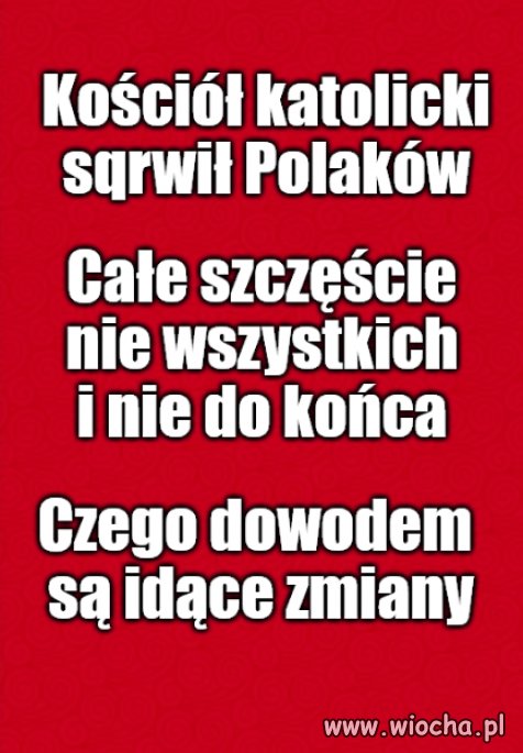 Kaprawym okiem ateisty patrząc ...