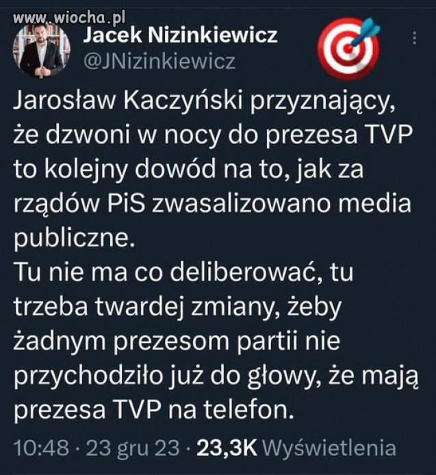 Jarek myśli, że jest wszechmocny