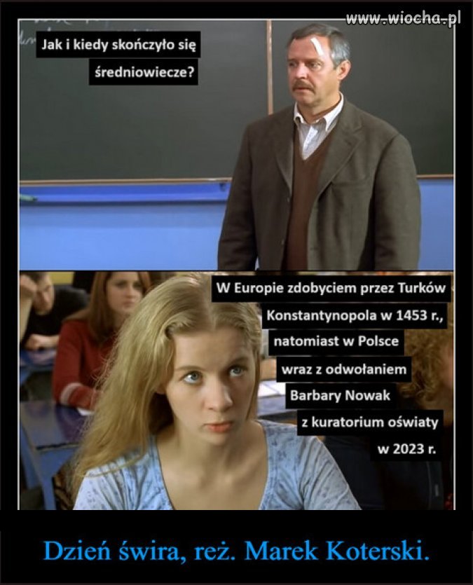 Koniec średniowiecza, koalicji PiSu z sektą kościoła!