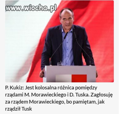 Dla kukiza to jest całkiem konkretna różnica