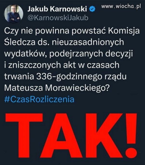 Uczciwi nie mają się czego bać, to tylko prawo i sprawiedliwość.