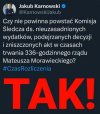 Uczciwi nie mają się czego bać, to tylko prawo i sprawiedliwość.