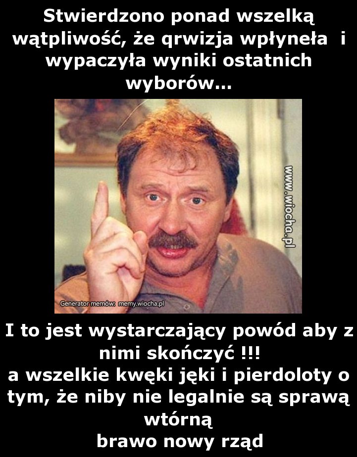 Stwierdzono ponad wszelką wątpliwość, że qrwizja