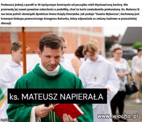 No to co, że  oskarżony o pedofilię,