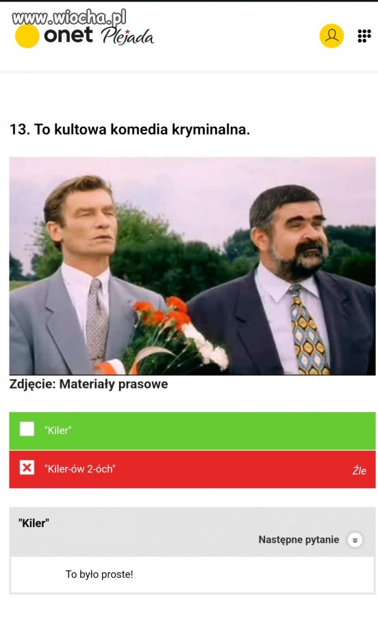 Onet Quiz, znowu sią popisali