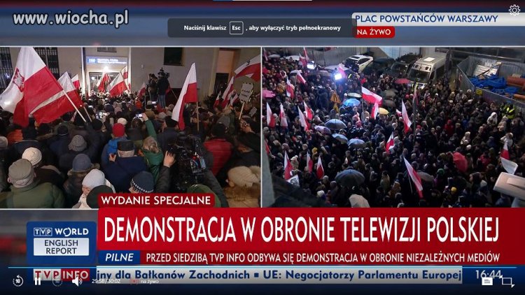Czyżby zostali przywiezieni autokarami przez byłą władzę?