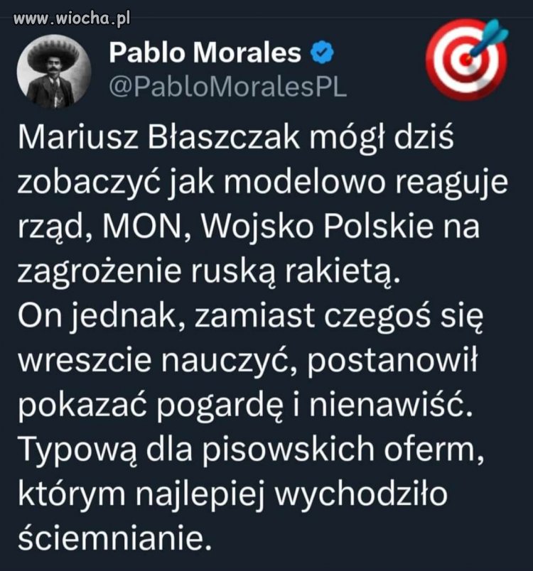 Debil Błaszczak. Pisiory to stan umysłu 