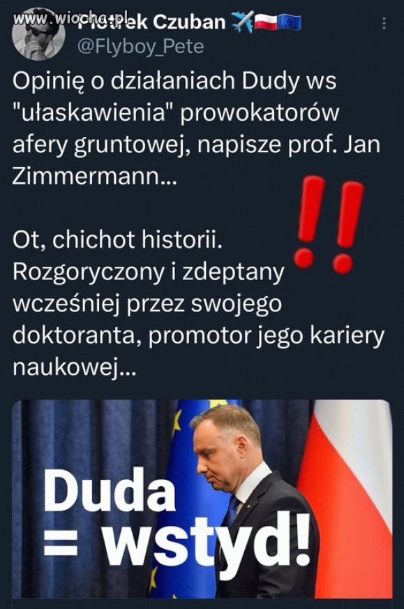 Taka sytuacja dla Adriana