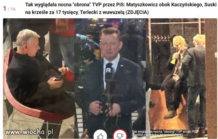 Terlecki w obronie TVPis