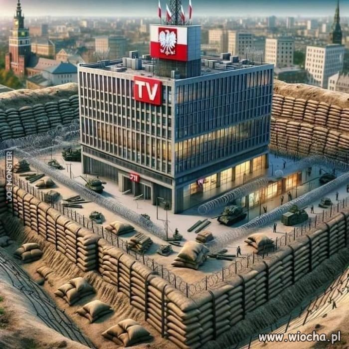 Tymczasem w budynku telewizji polskiej