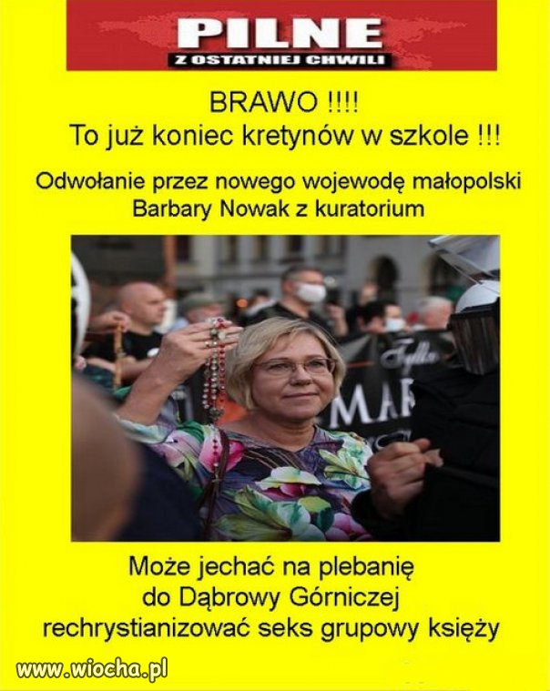  Taki element powinien dostać dożywotni zakaz pracy w edukacji