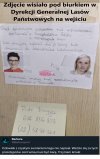 Zdjęcie wisiało pod biurkiem w Dyrekcji Generalnej LP na wejściu