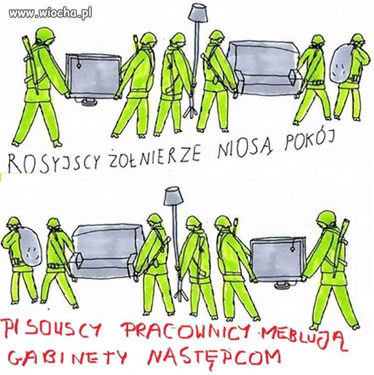 Giną komputery, drukarki, naczynia itp.