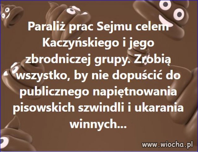 Tylko to im pozostało ...