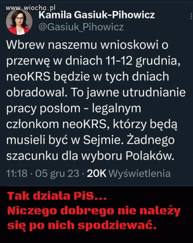 A to już akt rozpaczy pisonów