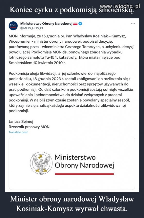Zaraz, zaraz nie tak szybko. Odwołanie to jedno ..