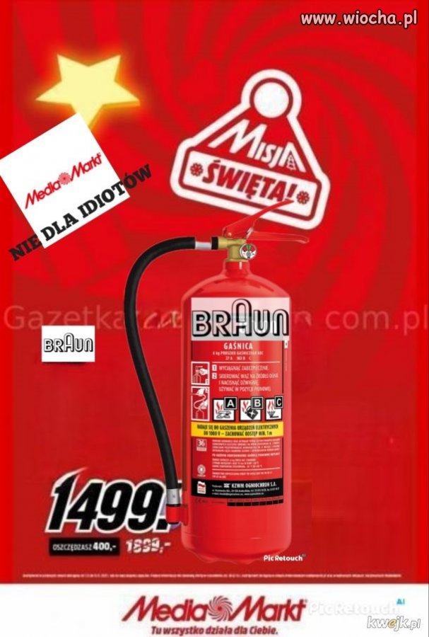 Firma BRAUN weszła w gaśnice