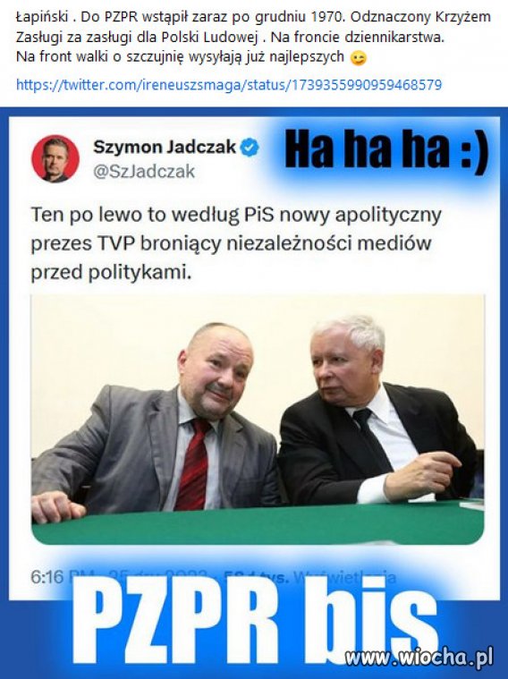 Kaczyński i jego wierni "towarzysze"...