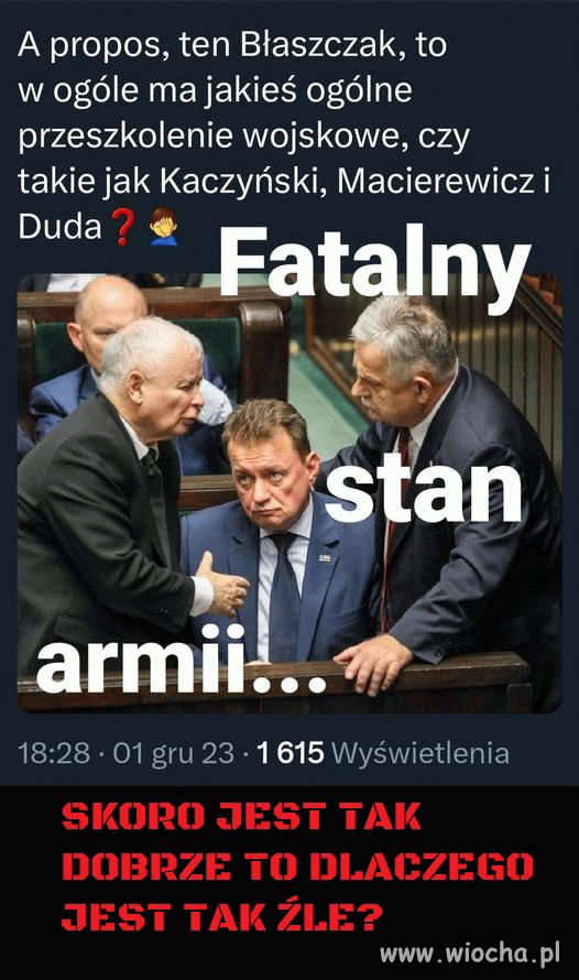Silna armia tylko według pisowców