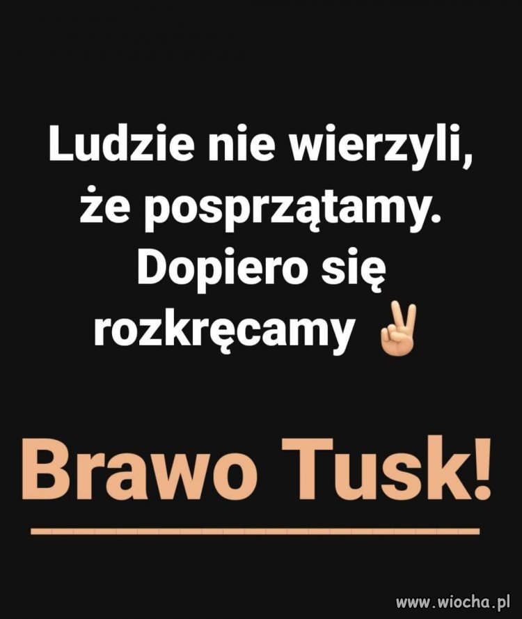 Jak na razie sprzątanie idzie nieżle. Tylko jeszcz