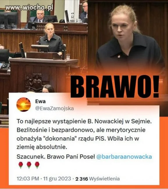 Dziekujemy. Wielki szacunek dla Pani.