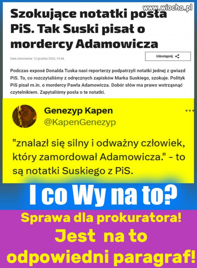 Nie jestem zdziwiona jego słowami.