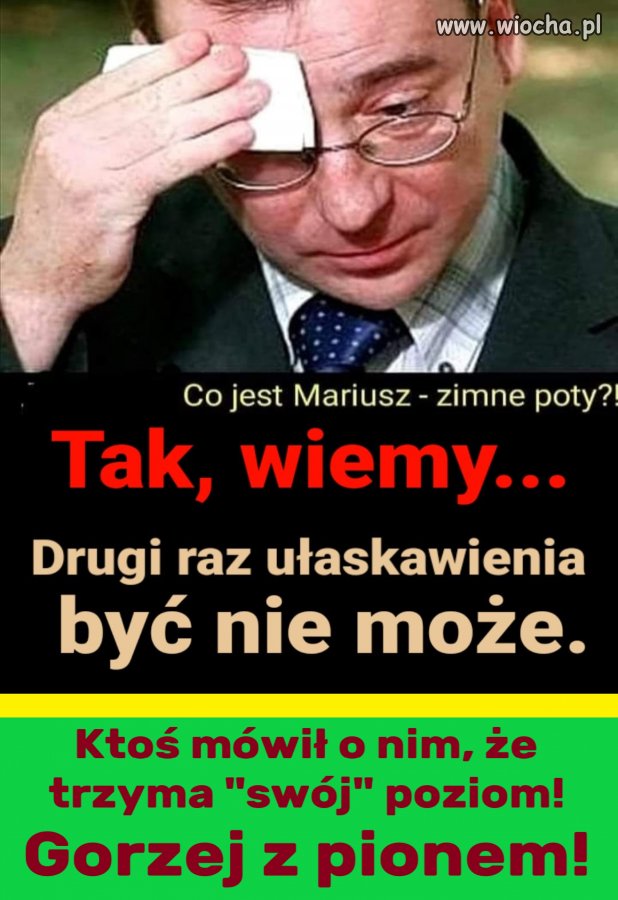 Tam teraz wszyscy mają zimne poty...