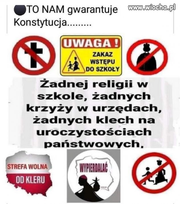 Czas przypomnieć że Polska jest krajem świeckim!