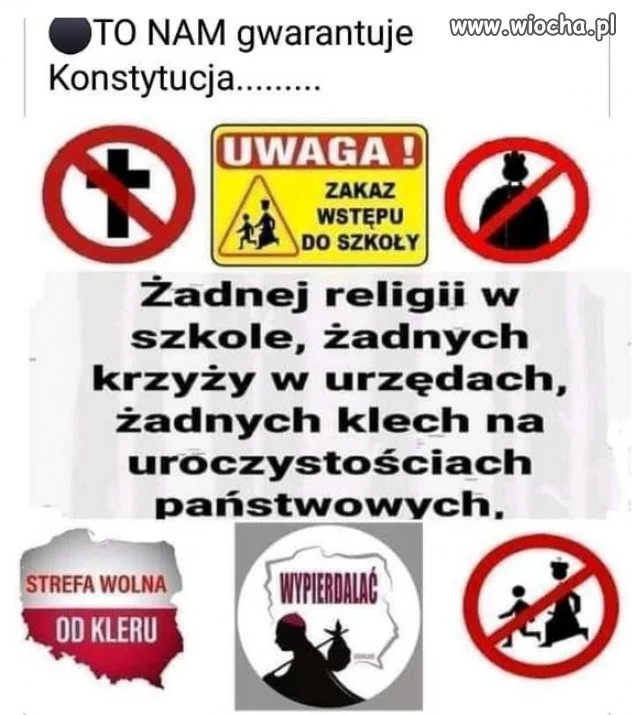 Czas przypomnieć że Polska jest krajem świeckim!
