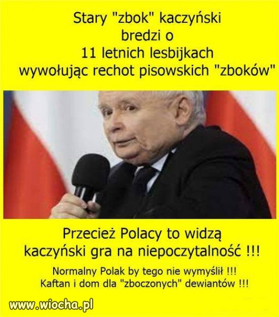 Stary zramolały idiota...