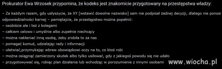 Prokurator Ewa Wrzosek: Panicznie boją się więzienia.