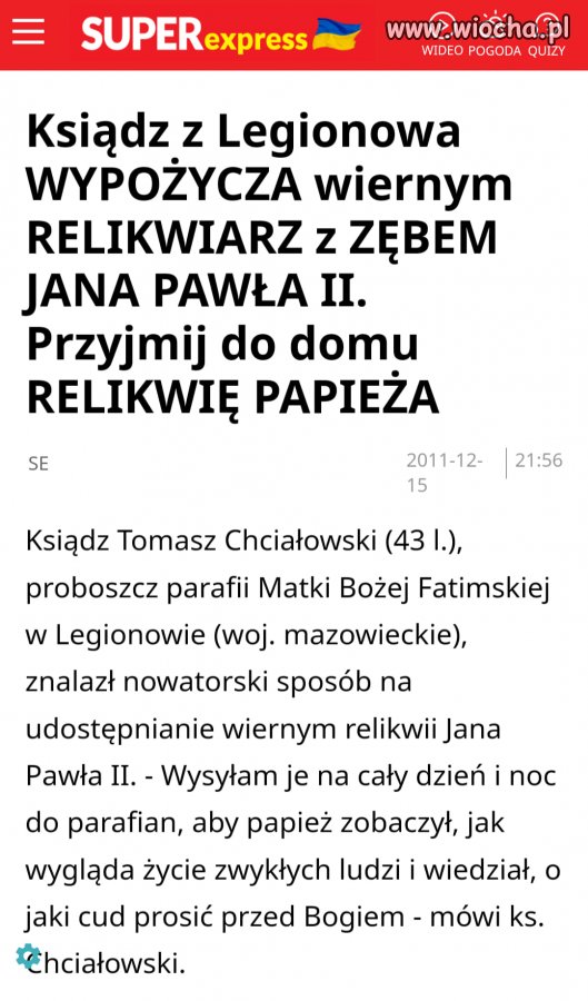 Ząb Jana Pawła Drugiego