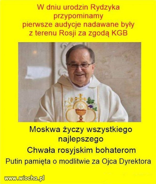 Putin już tu jest !!! Rydzyk Radio Maryja