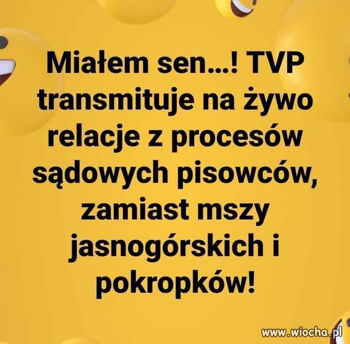 Mam nadzieję, że niedługo mój sen się ziści