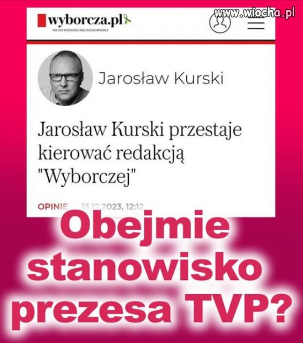 Kompetencja i bezstronność tego oczekuję po nowej TVP
