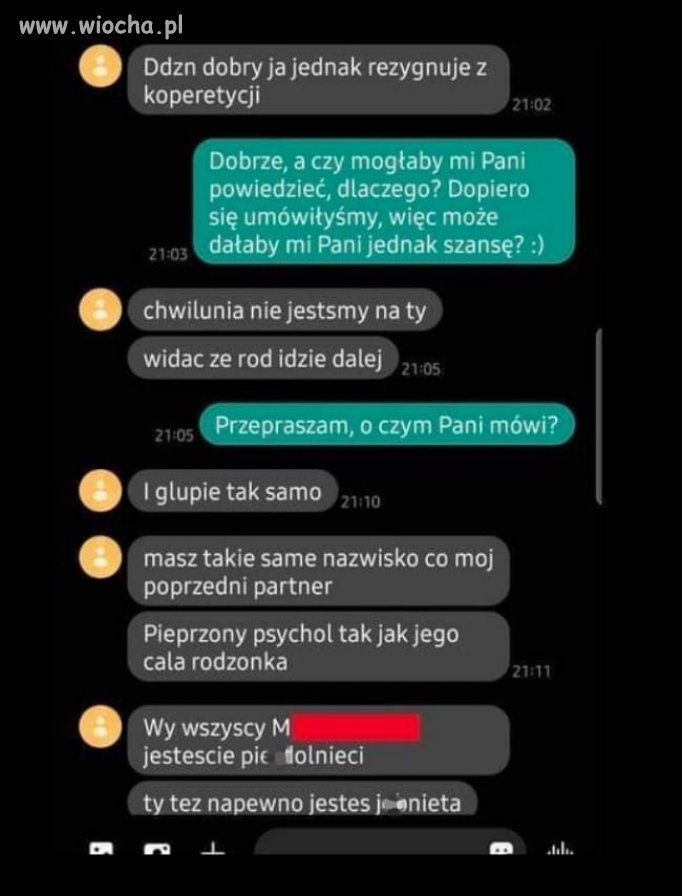 Analizując rozmowę,