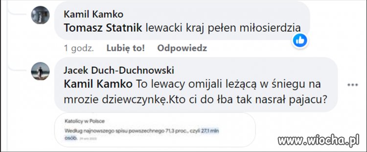 Jak już komuś nasrali do łba