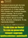 Dopiero w poniedziałek wieczorem