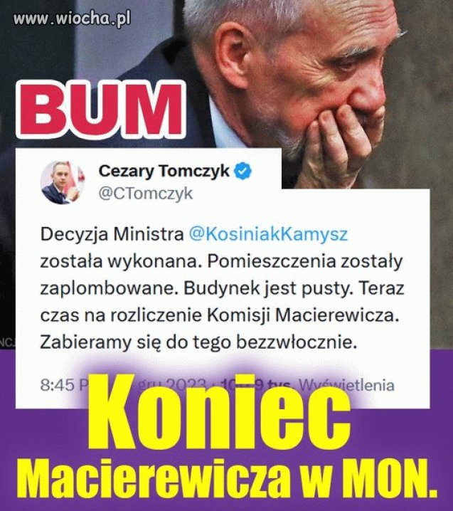 Oj Antonio, jak będziesz teraz żył paranoiku