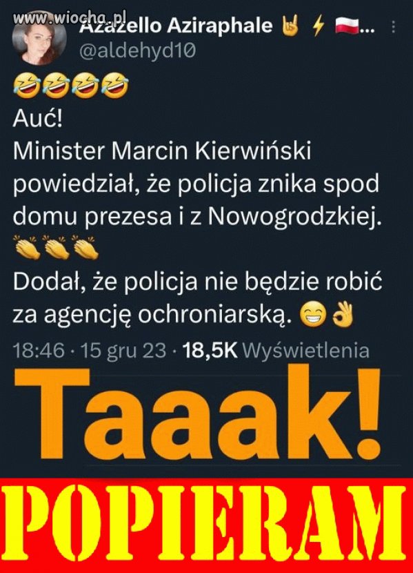 No w końcu