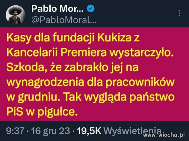Dno PiSu jest głębiej, kasa poszła na fikcyjne etaty w kancelarii premiera