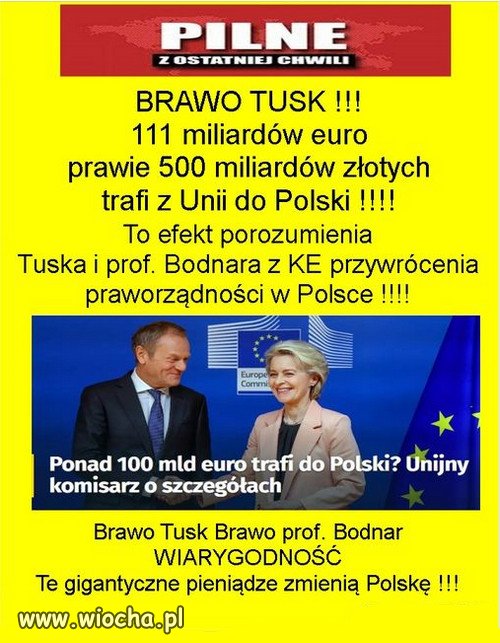 Prawdziwe sukcesy rządu Tuska, od pierwszych dni!