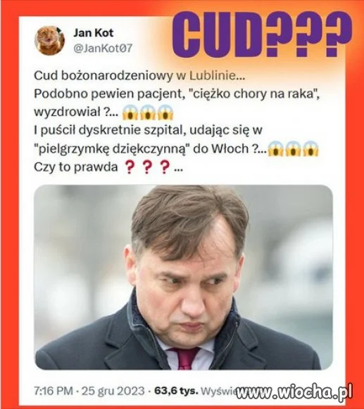 Kolejny "cud" Mejzy i Rydzyka...