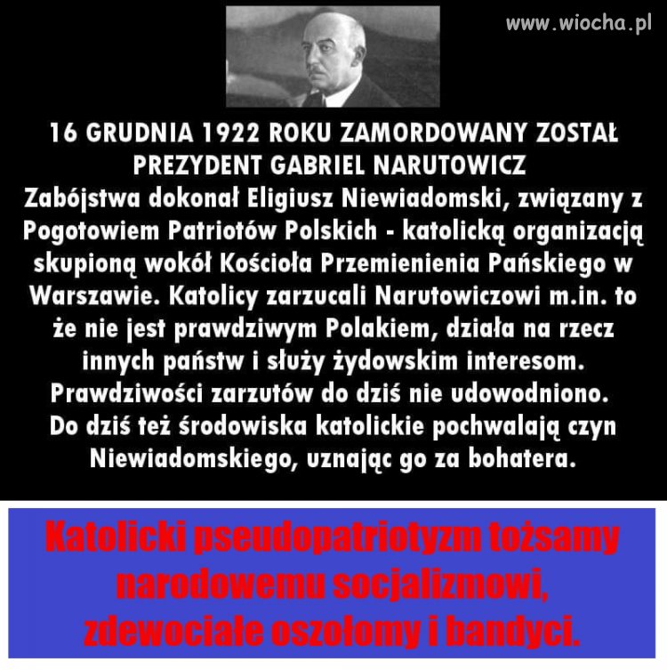 Minęło 100 lat a ciemnota jak była, tak jest i będzie,