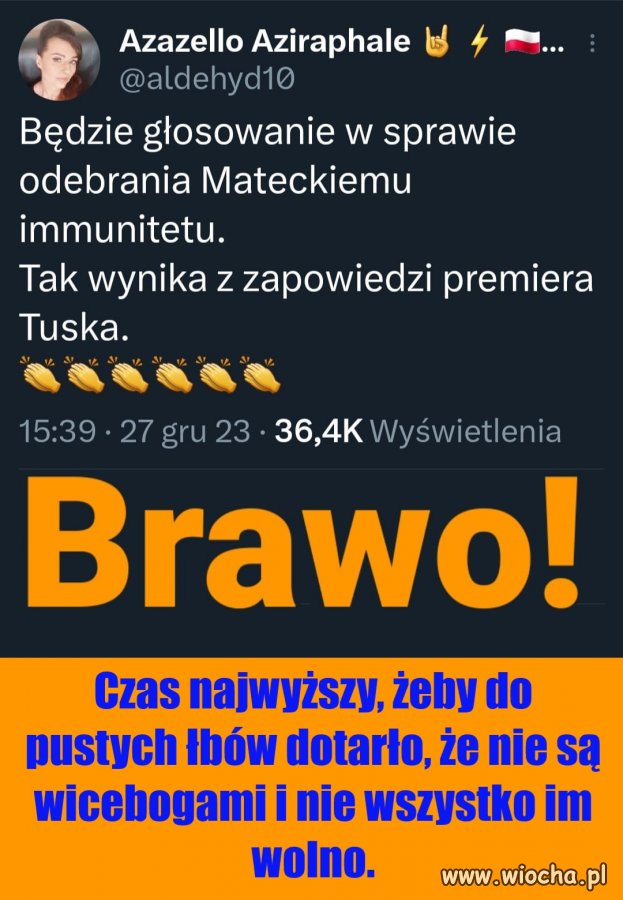 Brawo brawisimo Coś konkretnego zaczyna się dziać