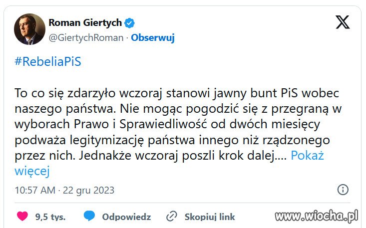 Rebelia PiS, są wrogiem demokracji i konstytucji!